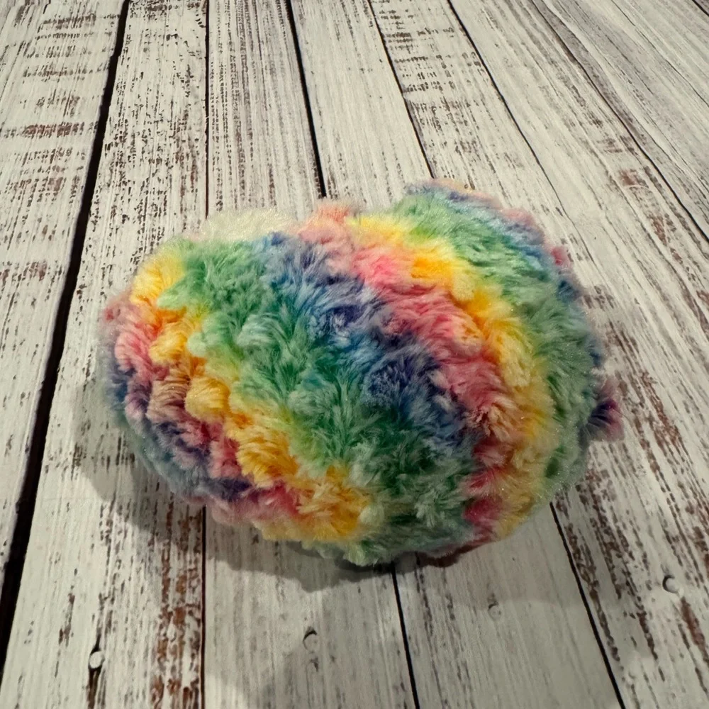 Nanco Belly Buddies Rainbow‎ Frosted Hamster Plush Multicolor